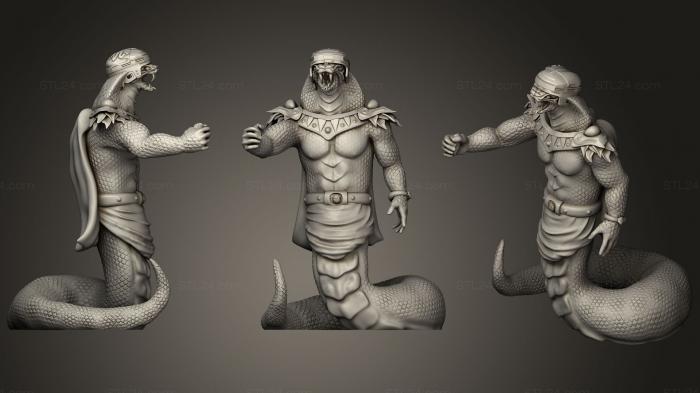 Figurines heroes, monsters and demons (Lineman3, STKM_0935) 3D models for cnc